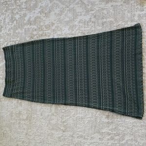 Threads 4 Thought Organic Cotton Modal Maxi Skirt XS Green